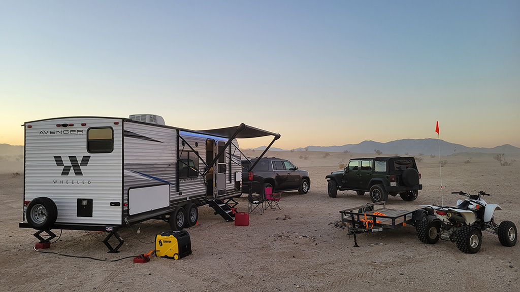 Camping Holmes Camp Ocotillo Wells CA Jeep ATV exploration camping adventure.