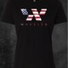 Women's USA American Flag Wheeled Lyfe Off Road T-Shirt