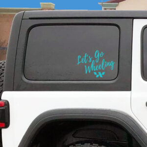 Let's Go Wheeling Decal 2