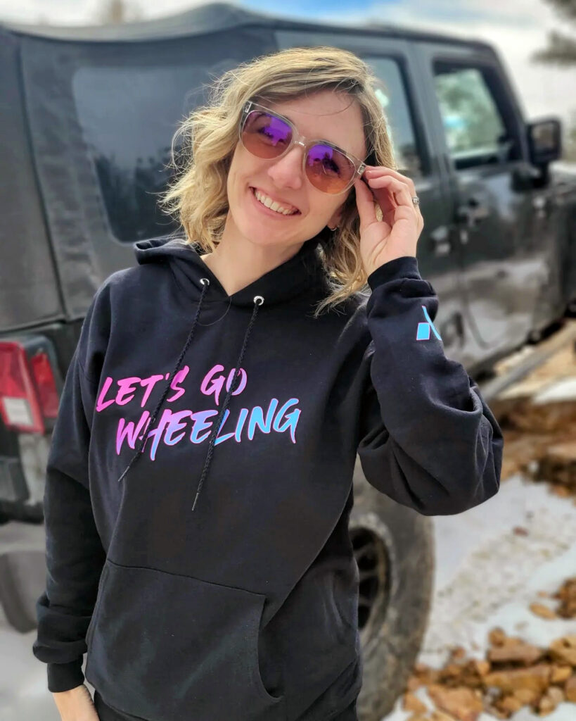 Let's Go Wheeling Hoodie Sweatshirt - Women's Off Road Fashion Hoodie