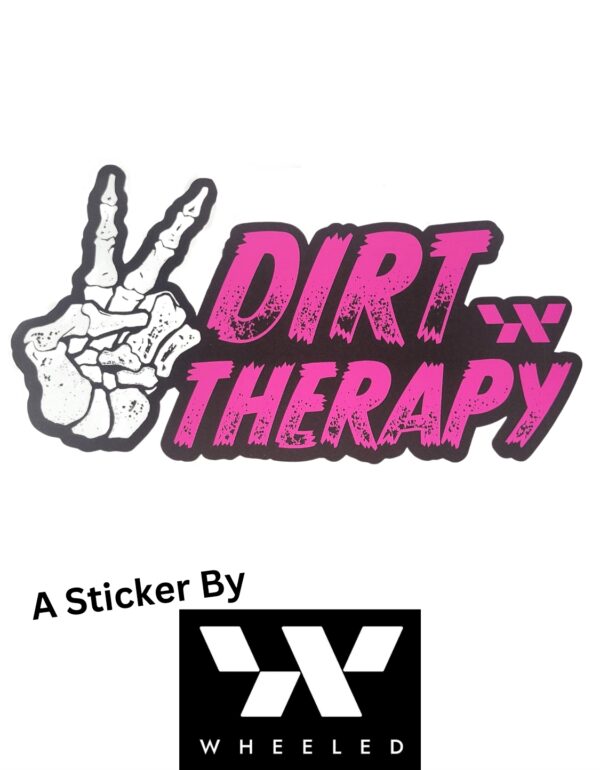 Pink Dirt Therapy Sticker by Wheeled