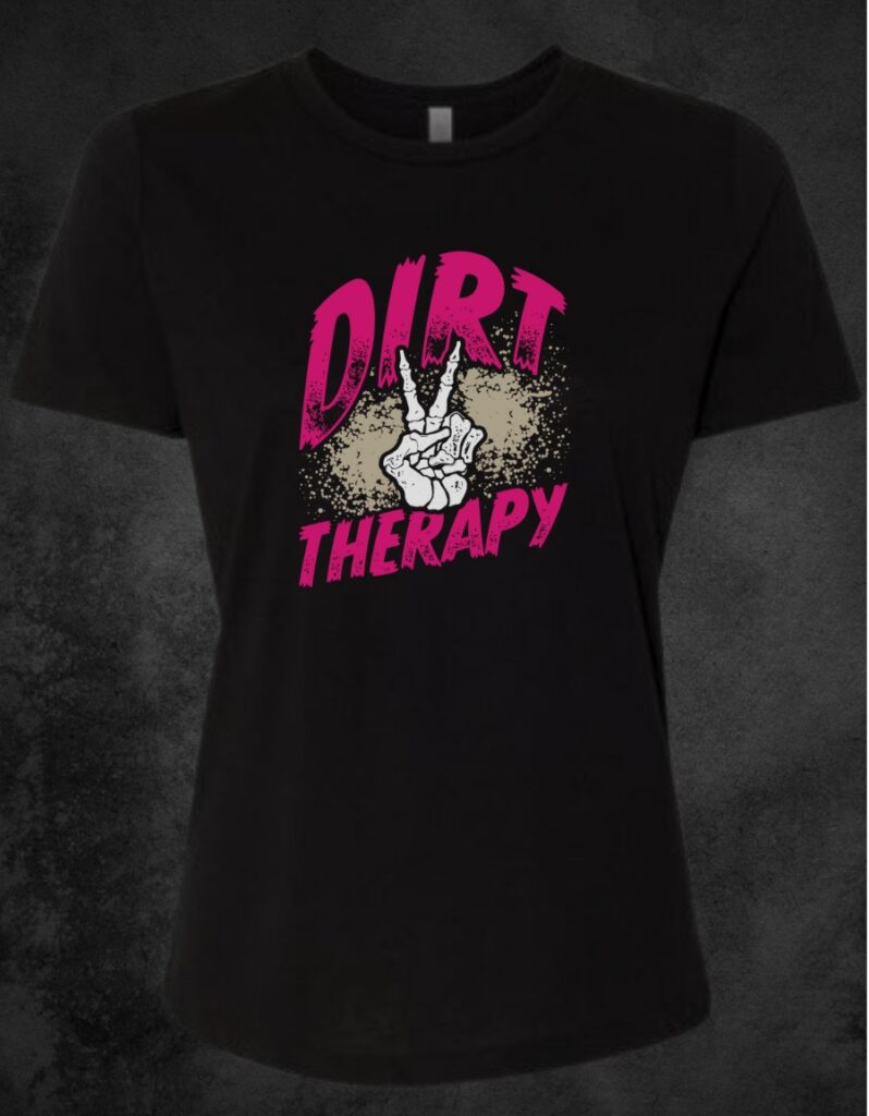 Dirt Therapy Women's Bones Shirt Super Soft Triblend Premium Tee