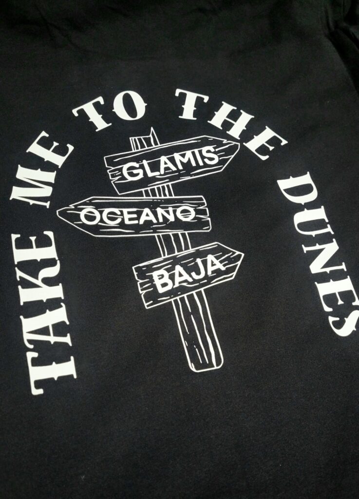 Youth Take Me To The Dunes - Black Shirt