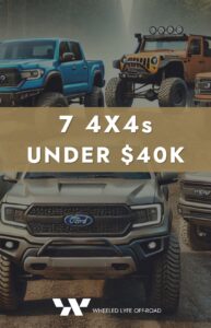 7 4x4s Under $40K